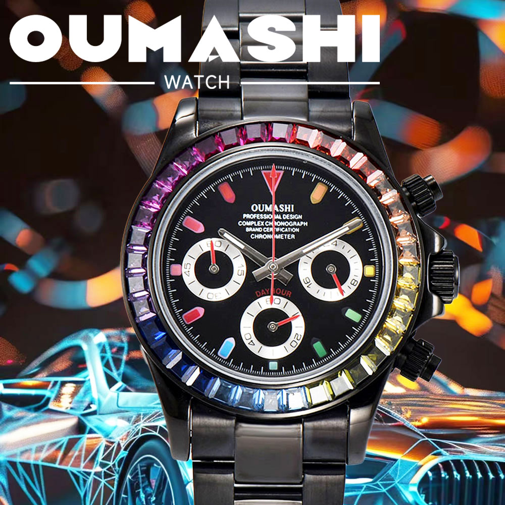 Luxury Watch Black - Luxurious 39mm Black Men's Watch Business