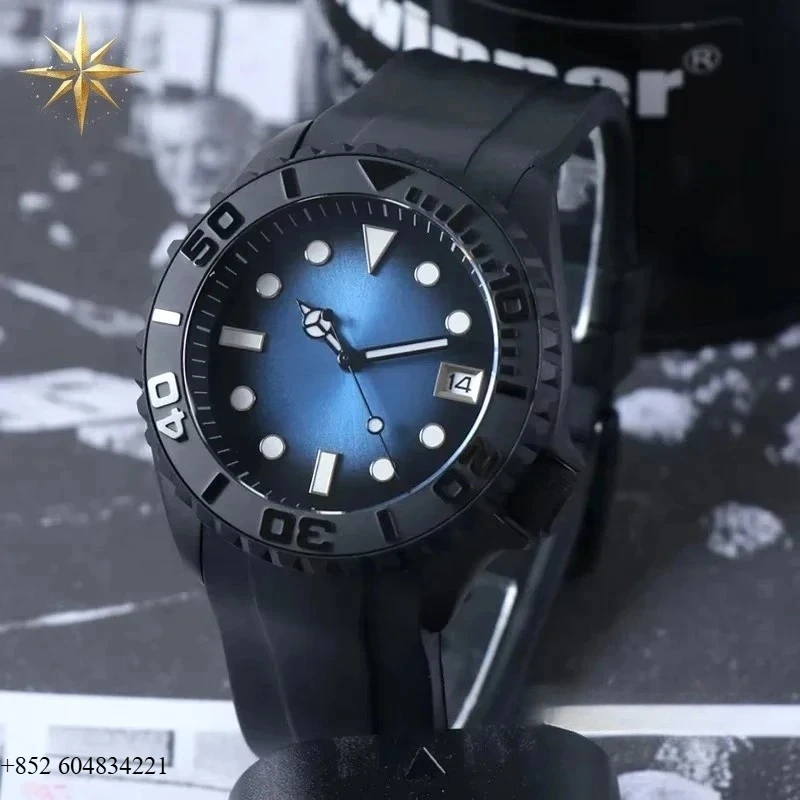 Luxury Watch Black - Customizable Custom Watch Luxury Hand Automatic
