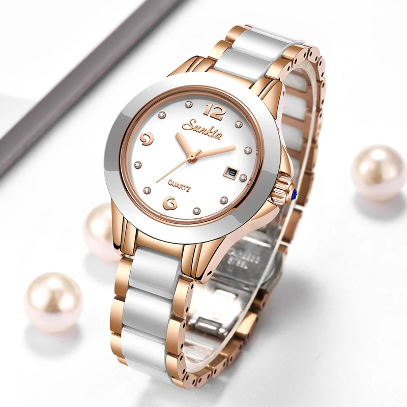 Luxury Watch & Jewellery Recensioni - Sunkta Fashion Casual Quartz Woman Watch