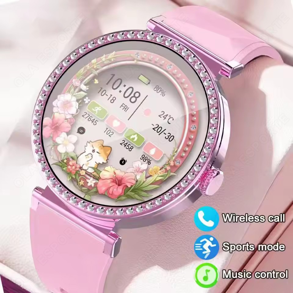 Luxury Watch Arabic - Smartwatch Luxury Fashion Female Physiological Reminder