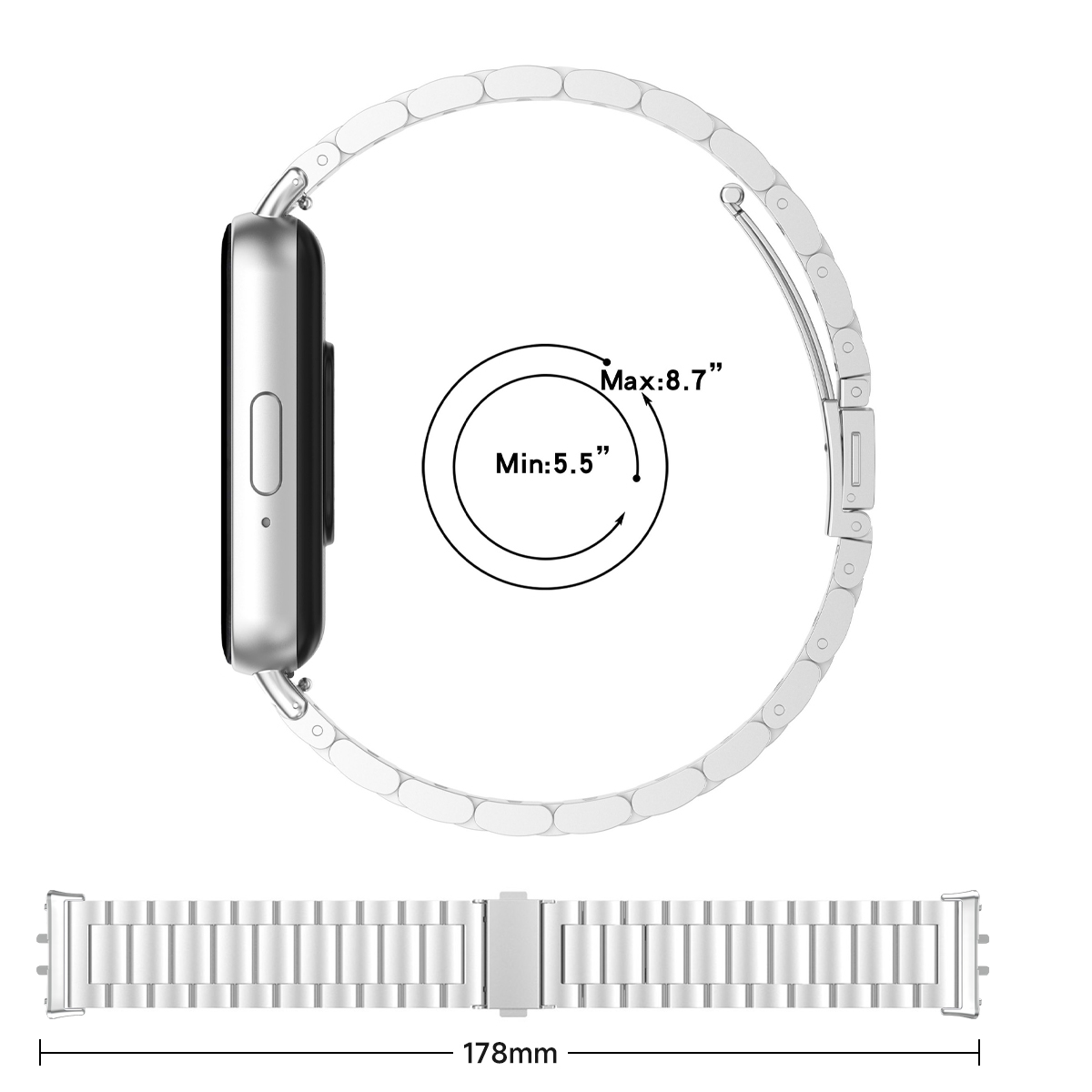 Stainless Steel Strap For Sams - Luxury Watch Galaxy review and price