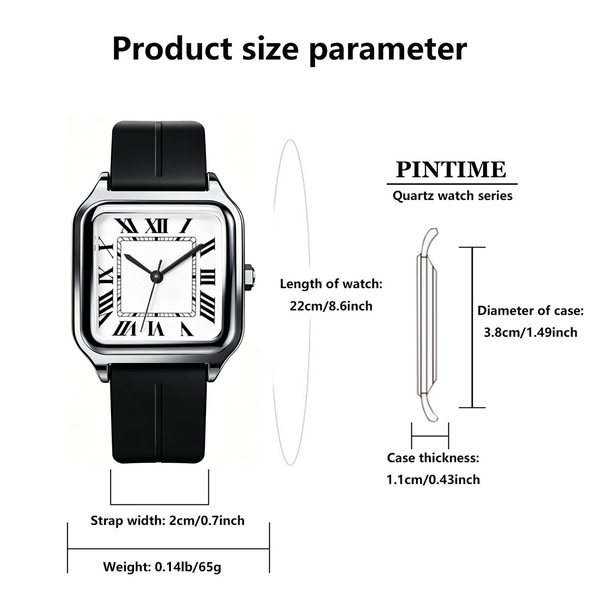 Men's Square Luxury Watch, wit - Luxury Watch Arabic review and price