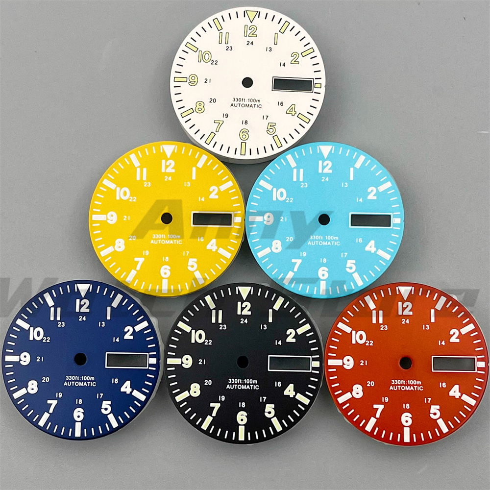 29mm Watch Dial Dual Date Cale - Luxury Watch With Green Dial review and price