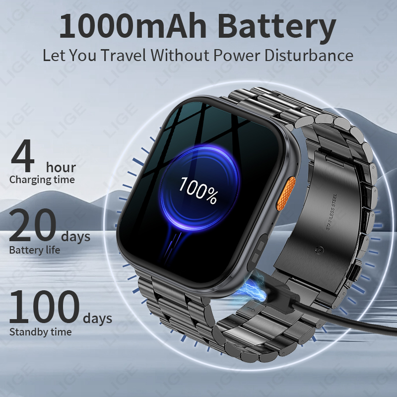 LIGE New Military Outdoor 1000 - Luxury Watch Arabic review and price