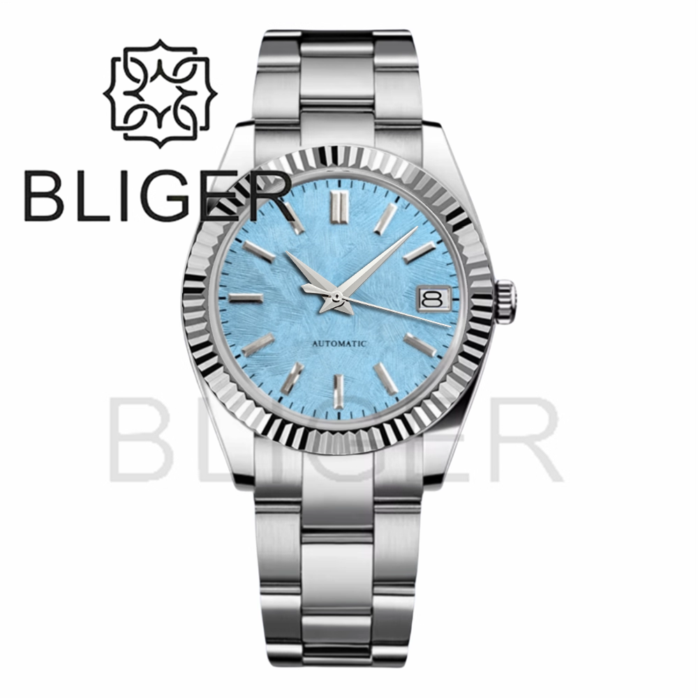 BLIGER 36mm39mm Custom logo Gr - Luxury Watch With Green Dial review and price