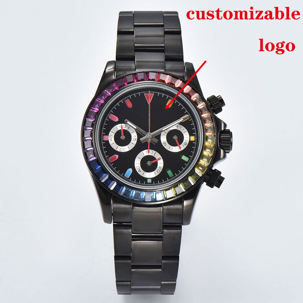 Luxurious 39mm Black Men's Wat - Luxury Watch Black review and price