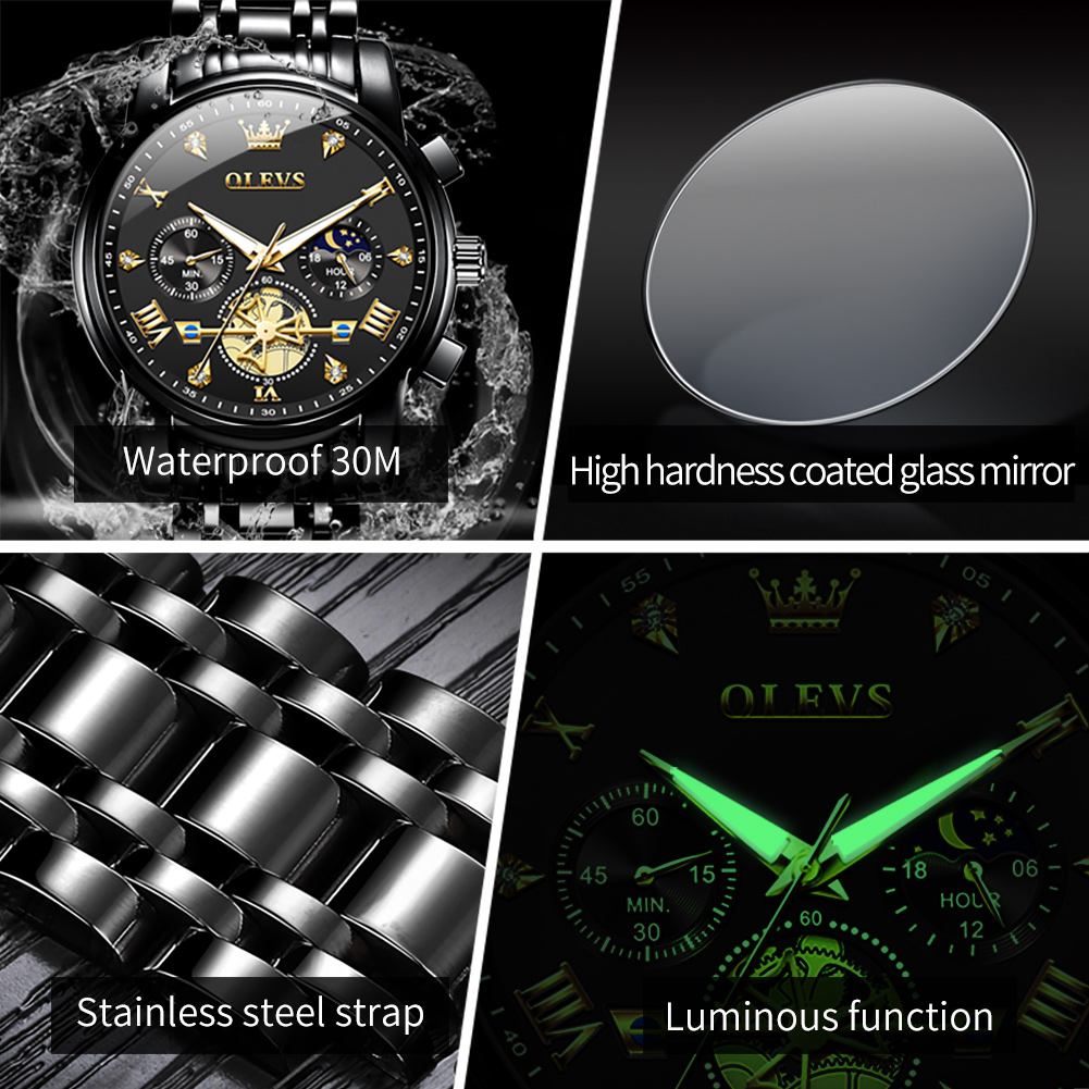 OLEVS Brand New Luxury Chronog - Luxury Watch Low Price review and price