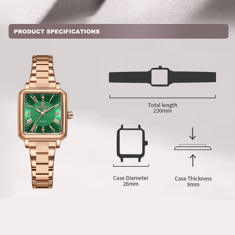 NAVIFORCE New Original Luxury  - Luxury Watch Black review and price
