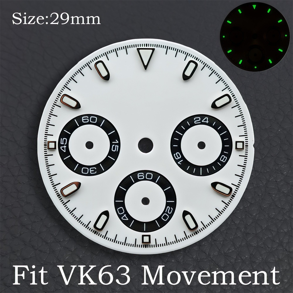 VK63 29mm Dial Watch Hands Gre - Luxury Watch With Green Dial review and price
