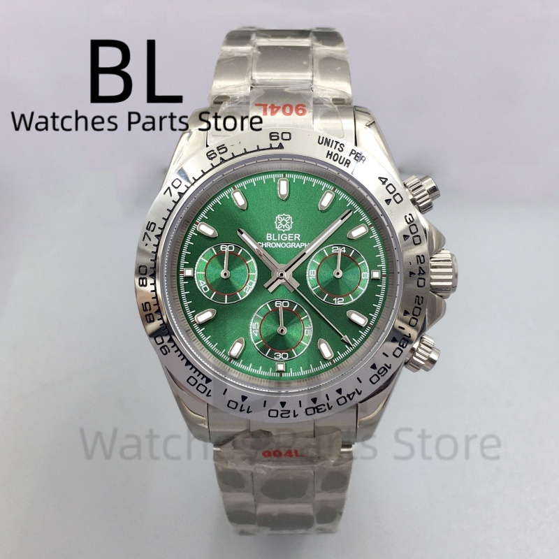 BLIGER 39mm Luxury Green Dial  - Luxury Watch With Green Dial review and price