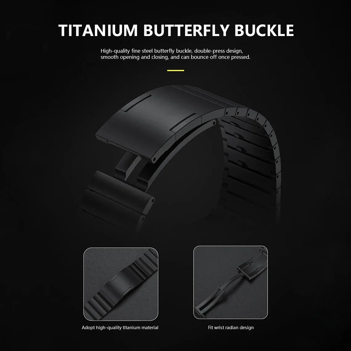 22mm Quick Fit Titanium Metal  - Luxury Watch Galaxy review and price