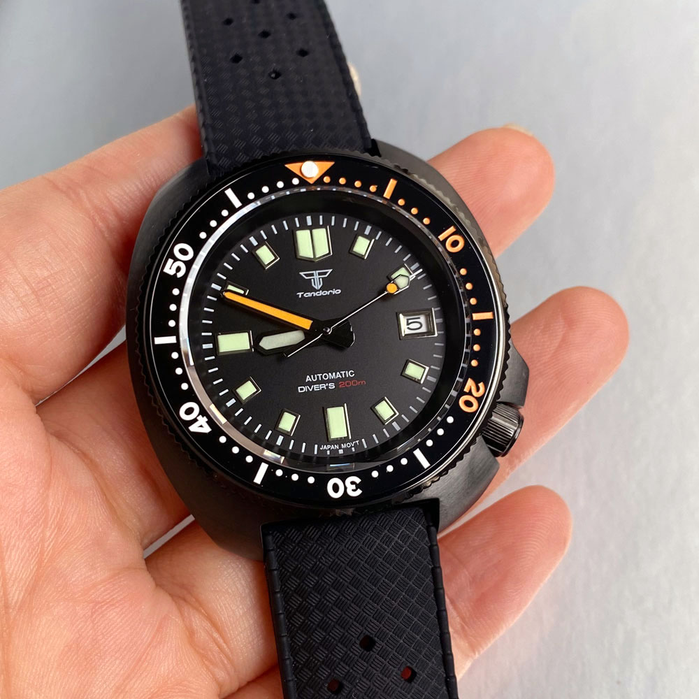 20ATM Tandorio 44mm Turtle 610 - Luxury Watch With Green Dial review and price