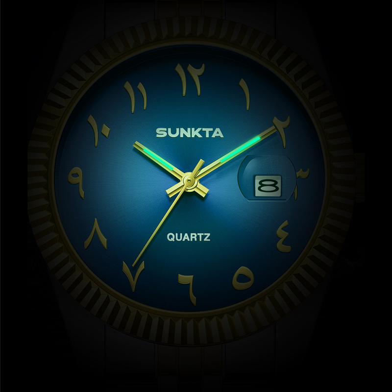 SUNKTA Top Brand Luxury Women' - Luxury Watch Arabic review and price