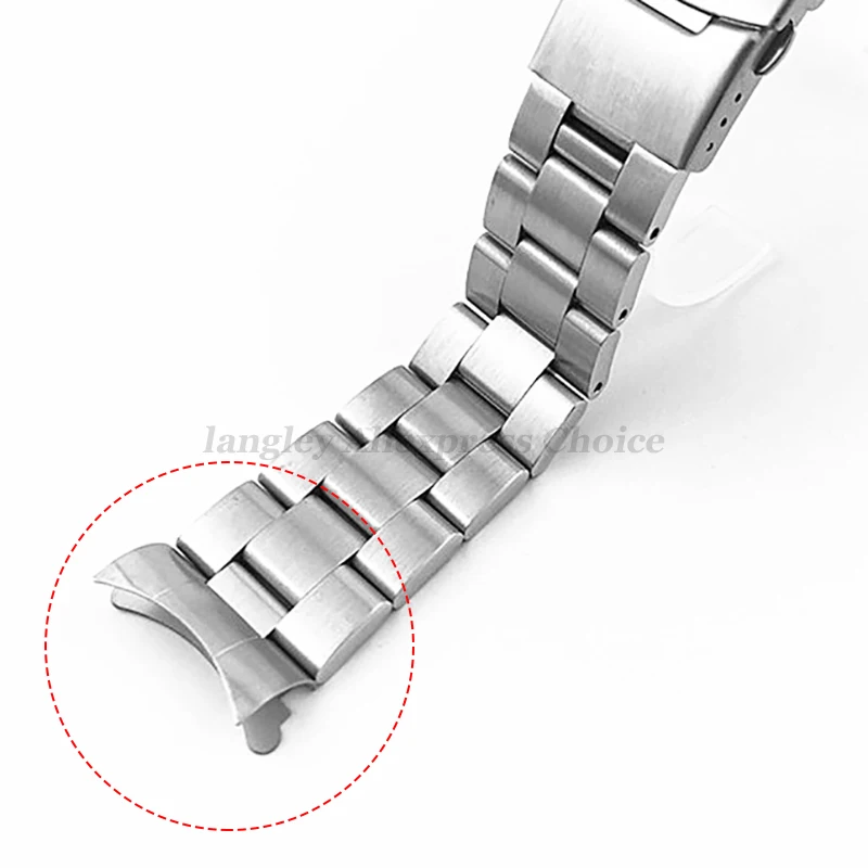 Curved End Link for Seiko SKX0 - Luxury Watch Black review and price