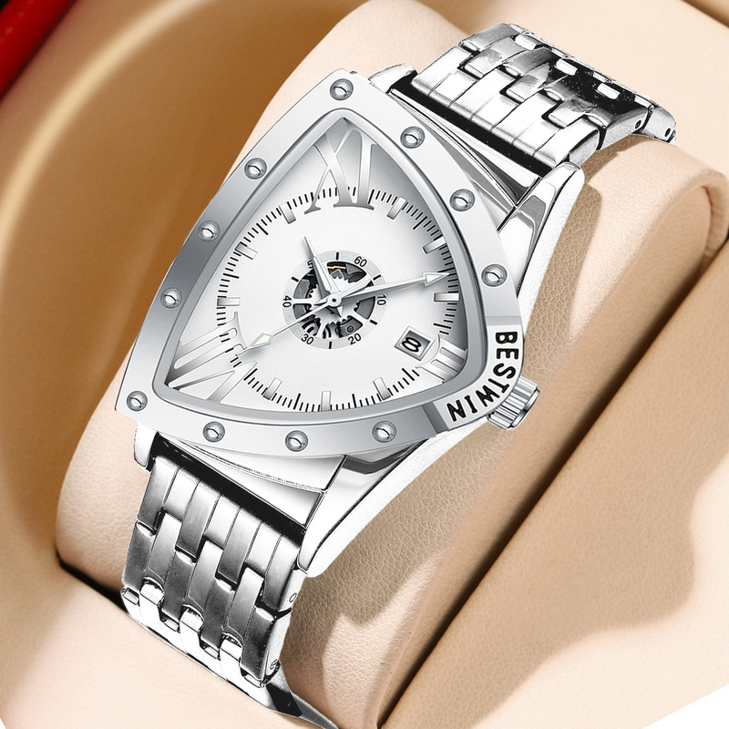 Men's Triangle Watch with Worm - Watch Triangle Luxury review and price