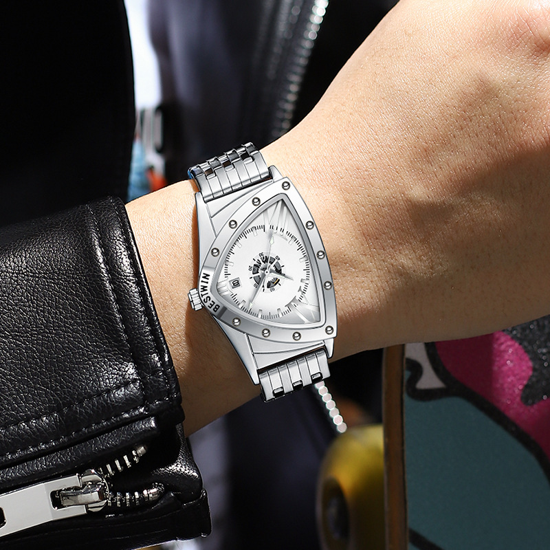 Men's Triangle Watch with Worm - Watch Triangle Luxury review and price