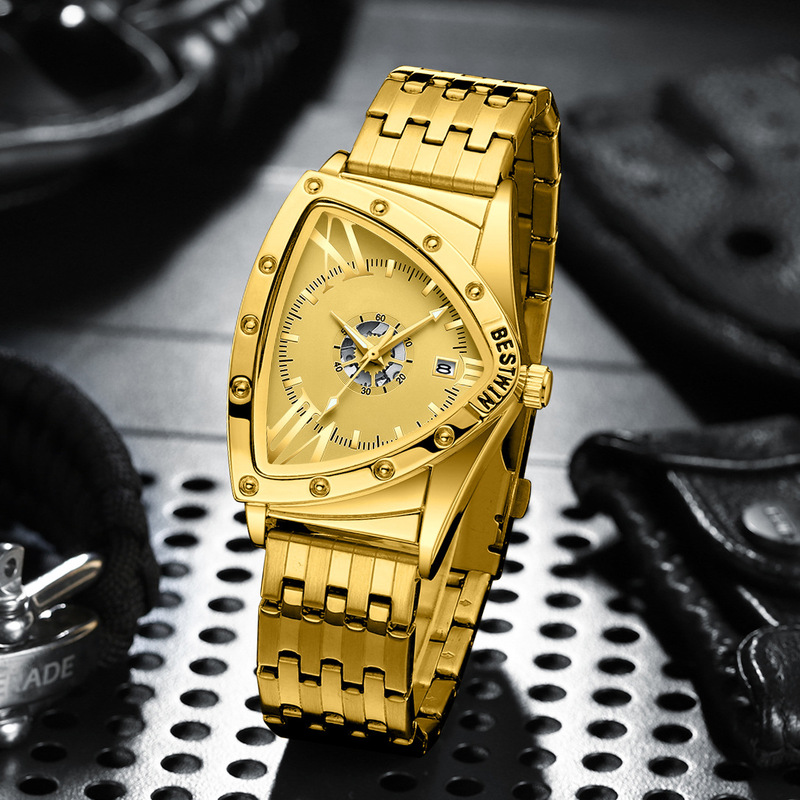 Men's Triangle Watch with Worm - Watch Triangle Luxury review and price