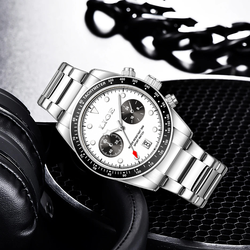 LIGE Brand Fashion Man Watch L - Luxury Watch Low Price review and price