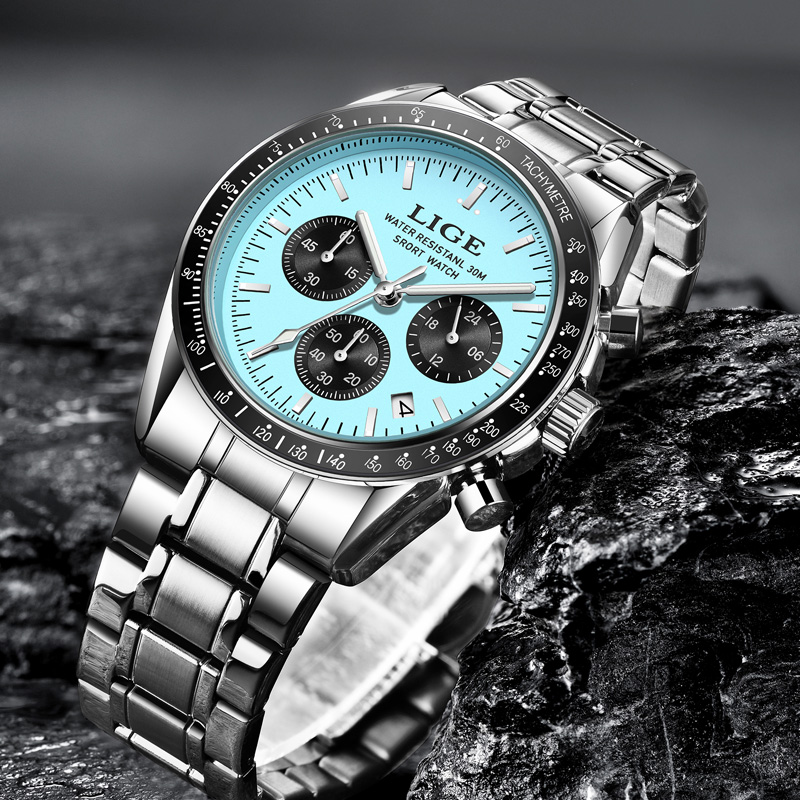 LIGE Top Brand Luxury New Men  - Luxury Watch Low Price review and price