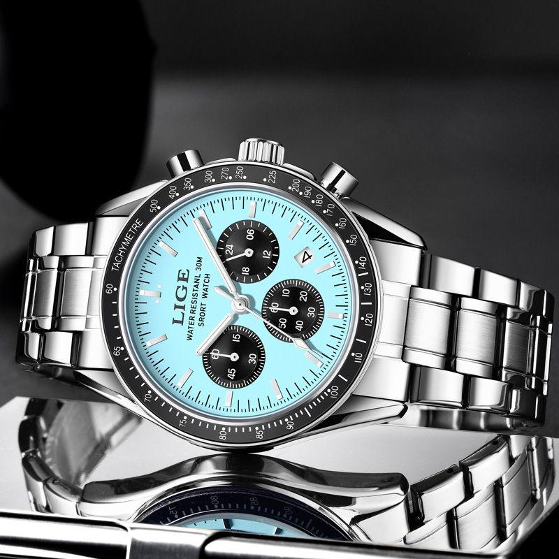 LIGE Top Brand Luxury New Men  - Luxury Watch Low Price review and price