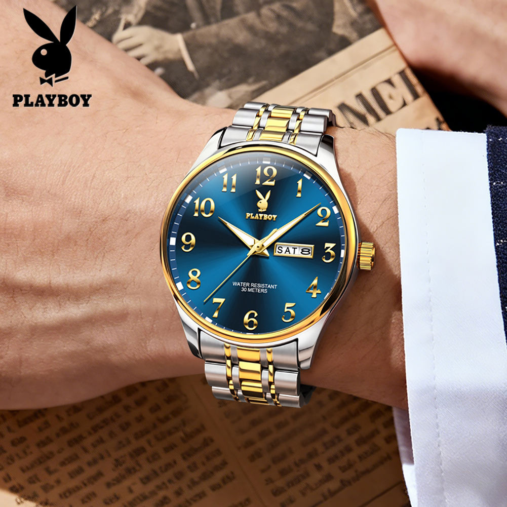 PLAYBOY 3533 Brand original au - Luxury Watch Arabic review and price