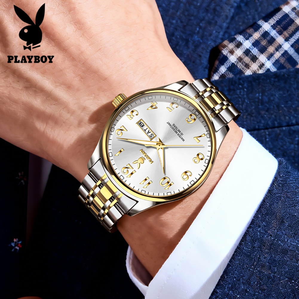 PLAYBOY 3533 Brand original au - Luxury Watch Arabic review and price