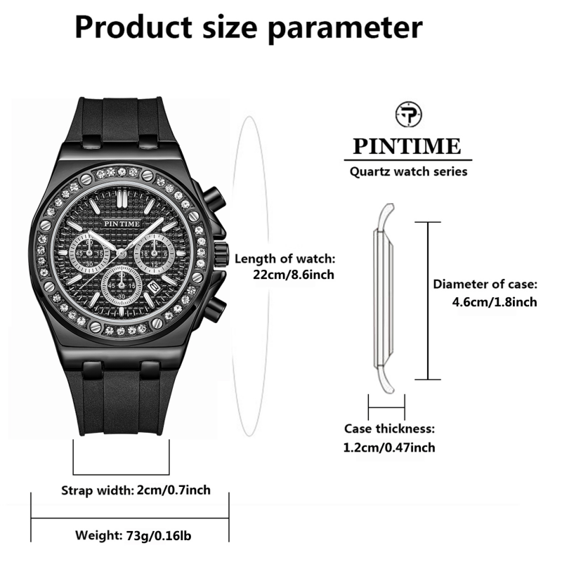 New Women Watch Diamond Bezel  - Luxury Watch Black review and price