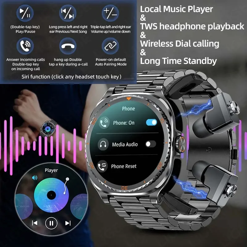 New 2026 TWS 2-in-1 Wireless H - Luxury Watch Korea review and price