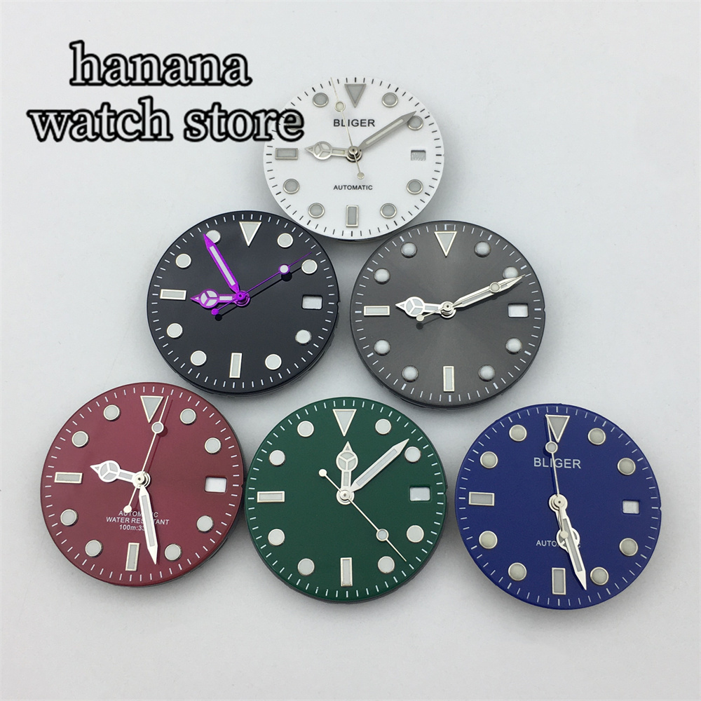 29mm Black White Green Blue Gr - Luxury Watch With Green Dial review and price