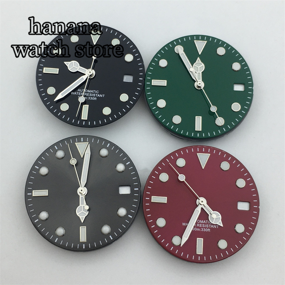 29mm Black White Green Blue Gr - Luxury Watch With Green Dial review and price