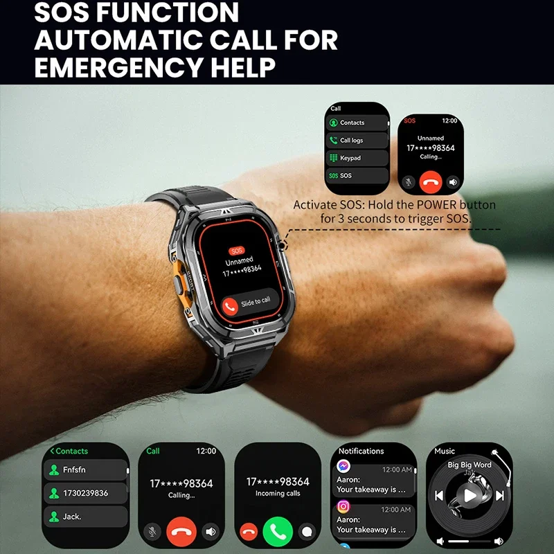 Luxury AMOLED Smartwatch Real  - Luxury Watch Arabic review and price