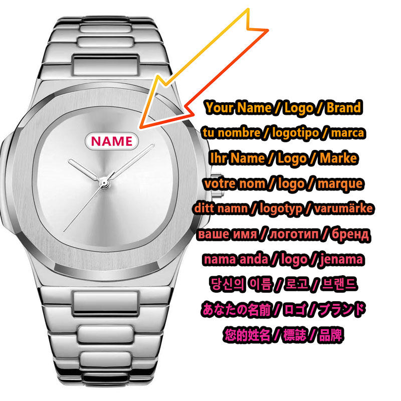 Custom Logo Men's Quartz Watch - Luxury Watch Brands Logo review and price